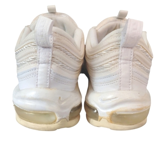 NIKE Air Max Sneakers Women's White Tennis Shoes Size 9.5 - Picture 7 of 12